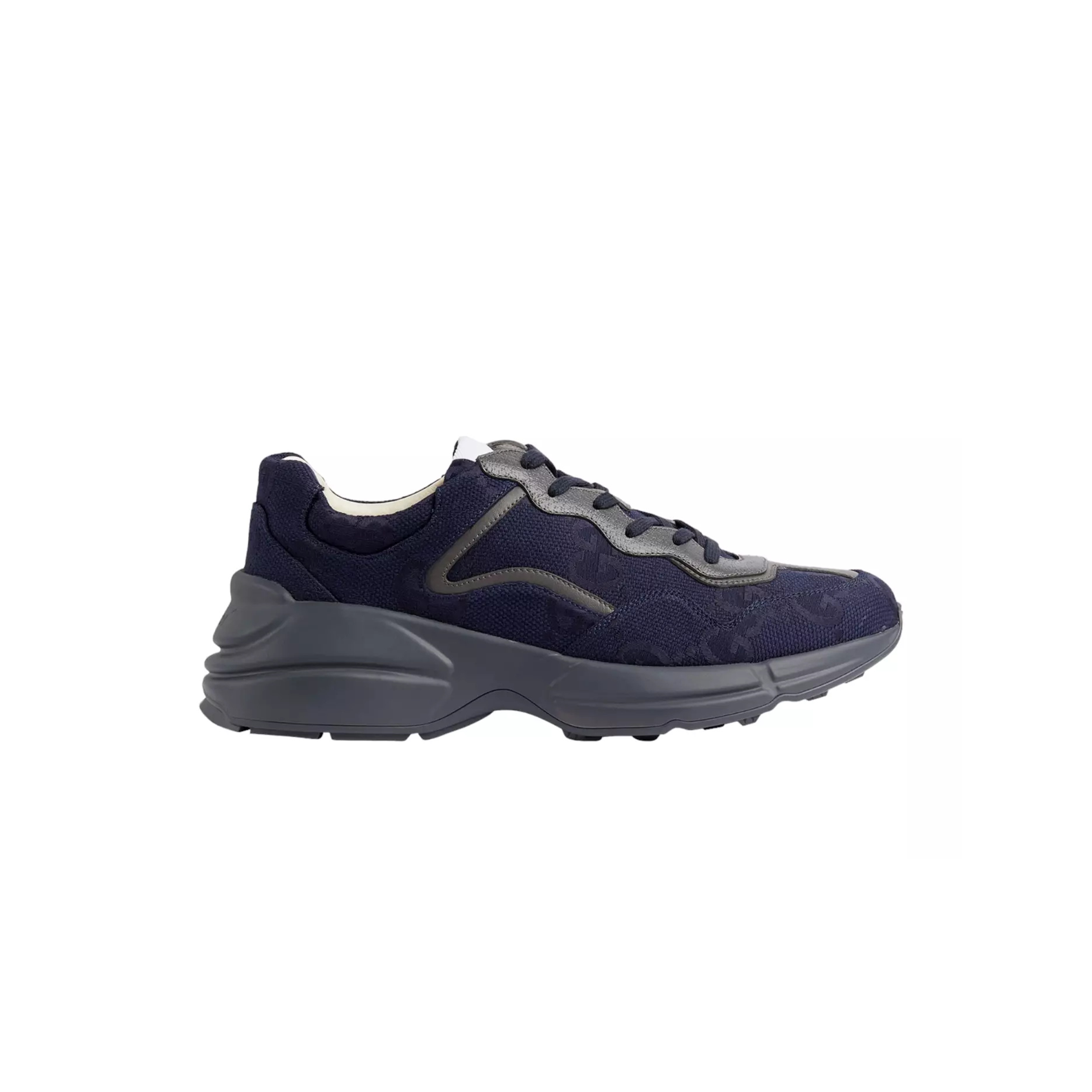 GU*CI MEN'S GU*CI MAXI GG SUPREME CANV*A(S RHYTON SNEAKERS 725932
